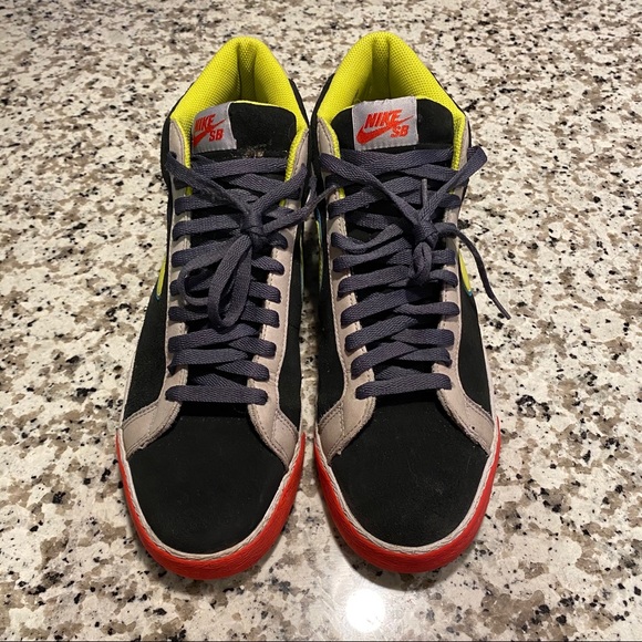 2008 NIKE DUNK BLAZER SB PACMAN BLACK CACTUS BLUE main image 7